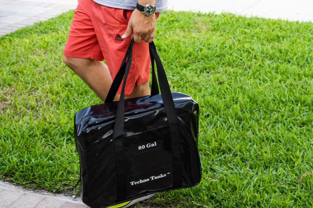 marine fuel bladder carrying bag