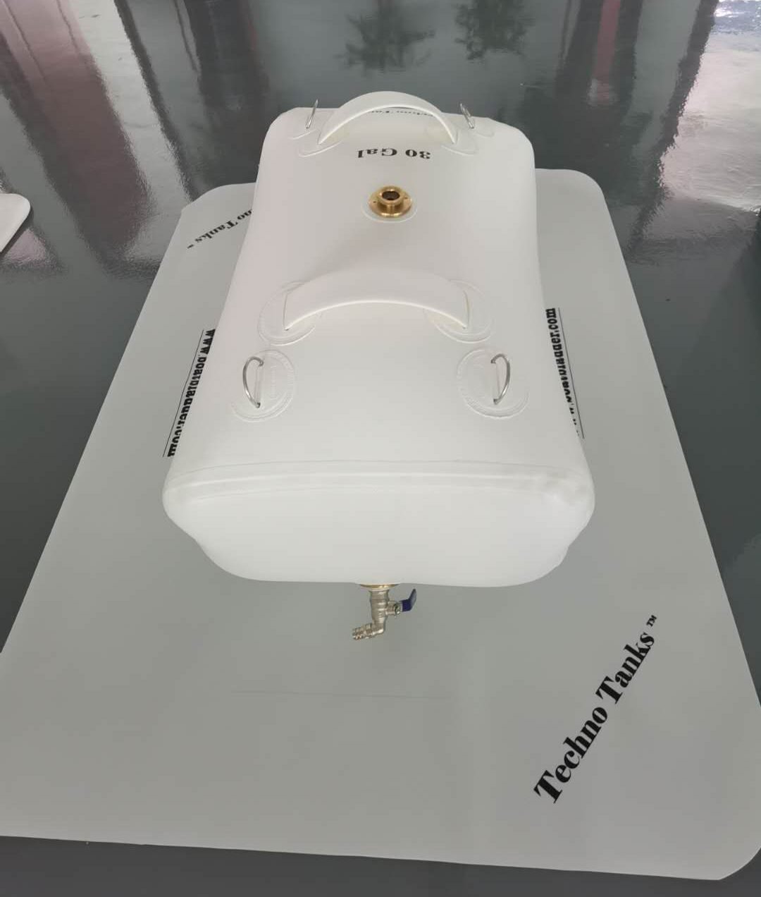 marine fuel bladder over liner