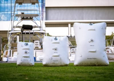 marine fuel bladder sizes