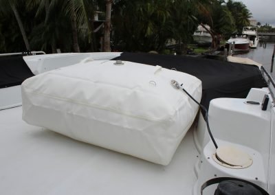 250 gallon Fuel bladder on yacht upper deck