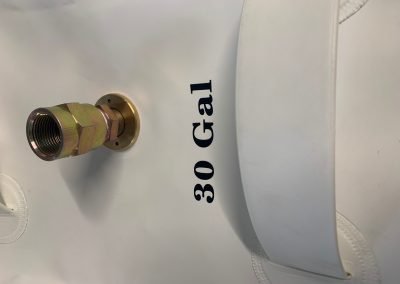 marine fuel bladder top load modification