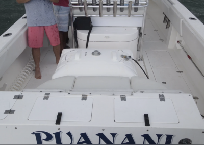 Fuel bladder on fishing boat